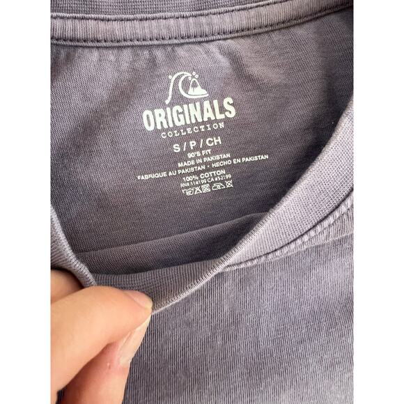 Quiksilver Oversized T-Shirt Washed Purple

 Small retro coastal skater surfer - Picture 4 of 7